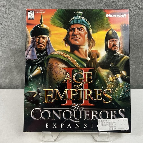 Age of Empires II: The Conquerors 2000 Big Box New & Sealed